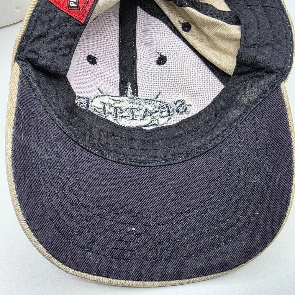 Pier 55 Shirt Company Seattle Adjustable Snapback Hat Beige One Size Casual Cap